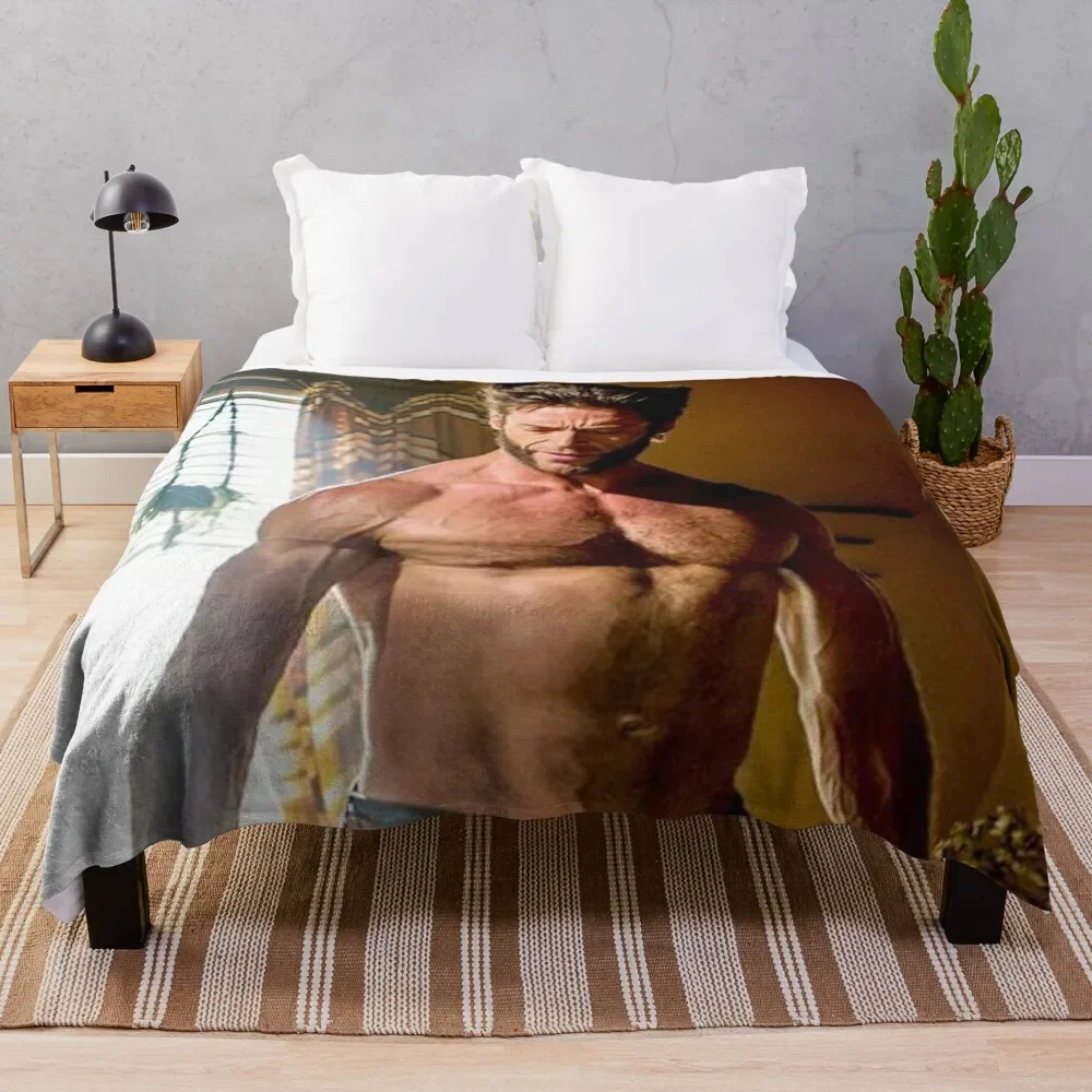 hugh jackman Throw Blanket cosplay anime Personalized Gift Blankets