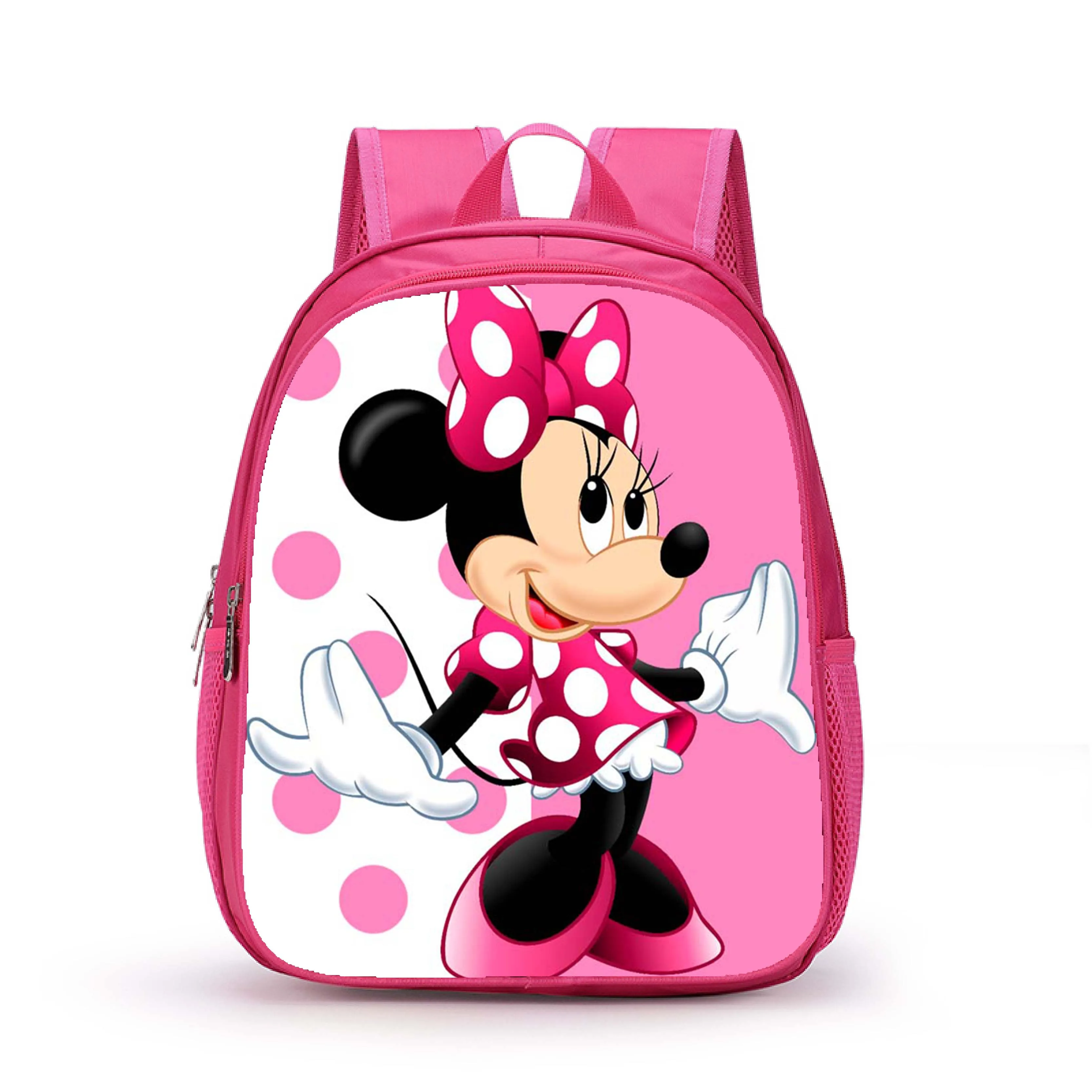 

12 inch Disney Mickey Minnie Mouse Kindergarten Backpack Children School Bag Toddler Bag for Fashion Kids School Bookbags Gift