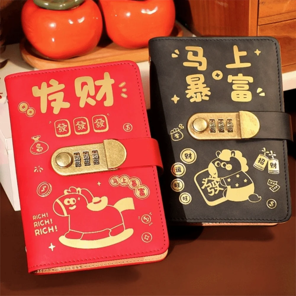 

100 конвертов, задача по экономии денег с паролем, новогодний буклет с конским бюджетом, водонепроницаемая книга для экономии бюджета из искусственной кожи