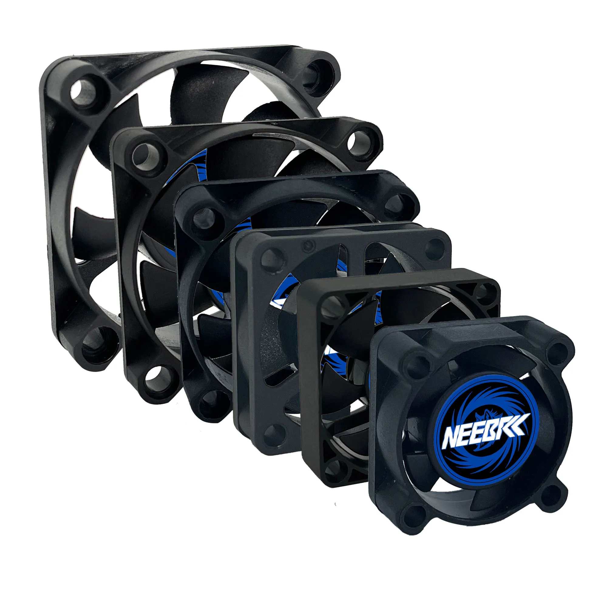 NEEBRC RC Motor Cooling Fan 25/30/35/40/45/50mm Heatsink 10000-30000RPM 5V-12V DC Rapid Cool for Brushless Motor 28/36/42mm