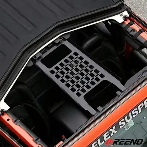 Overhead Molle Panel Roof Rack Accessories for 20182024 Jeep Wrangler JL JLU and 20202024 Gladiator JT Secure Cargo Storage Sol 8 best sales jeep jl storage - №5