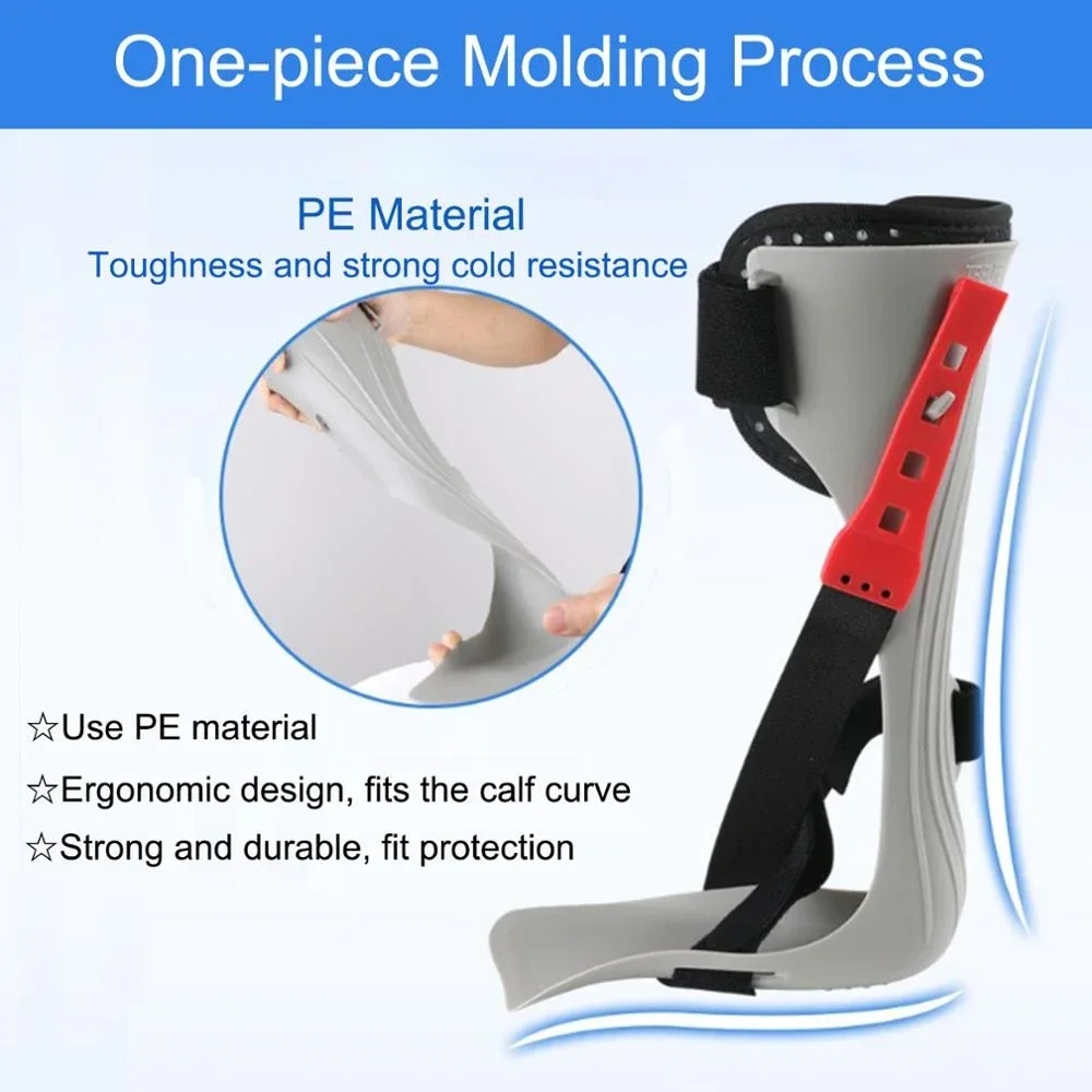 1Pcs Ankle Foot Orthosis Brace AFO Drop Foot Support Splint for Stroke Foot Drop Charcot Achilles Tendon Contracture Disease