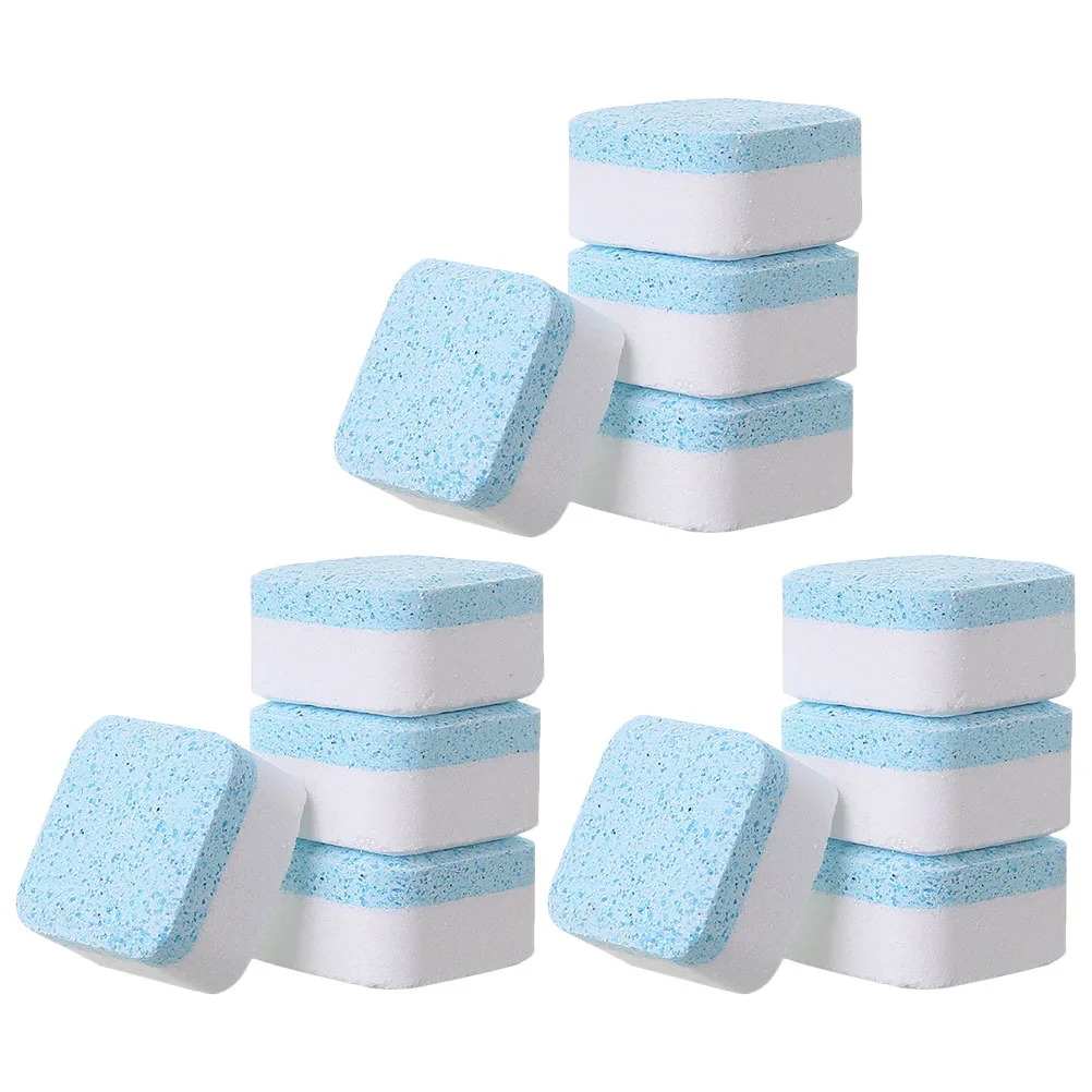 ファーベアクセントウォッシュクリーニングタブレット、洗濯機クリーナー、フィラーブセントタブレット、12個