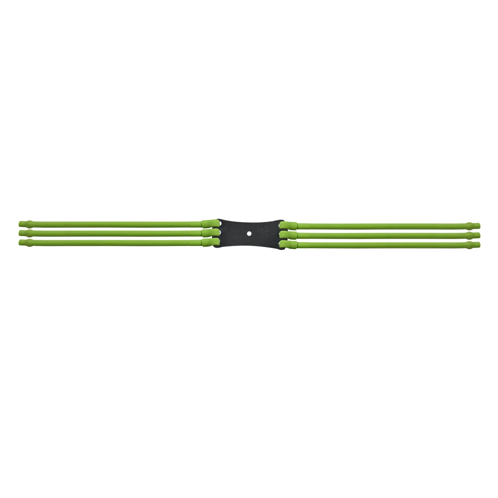 3pc Professional Slingshot Rubber Band Green 3-strand Strong High-elastic Rubber Band Hunting Shooting Equipment Elastic Band image 6