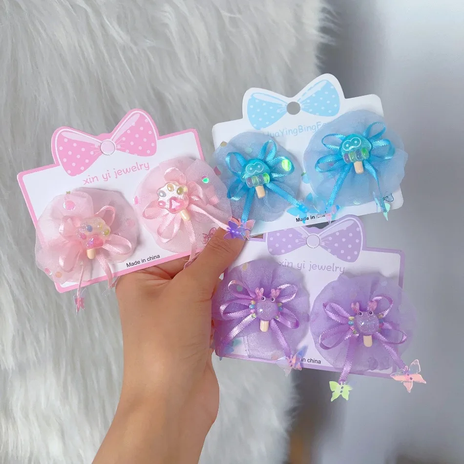 

6pcs Cute Girls Small Fresh Children's Hairpin Sweet Girl Hairpin Does Not Hurt Hair Baby Duckbill Clip Headgear Side Clip Bangs