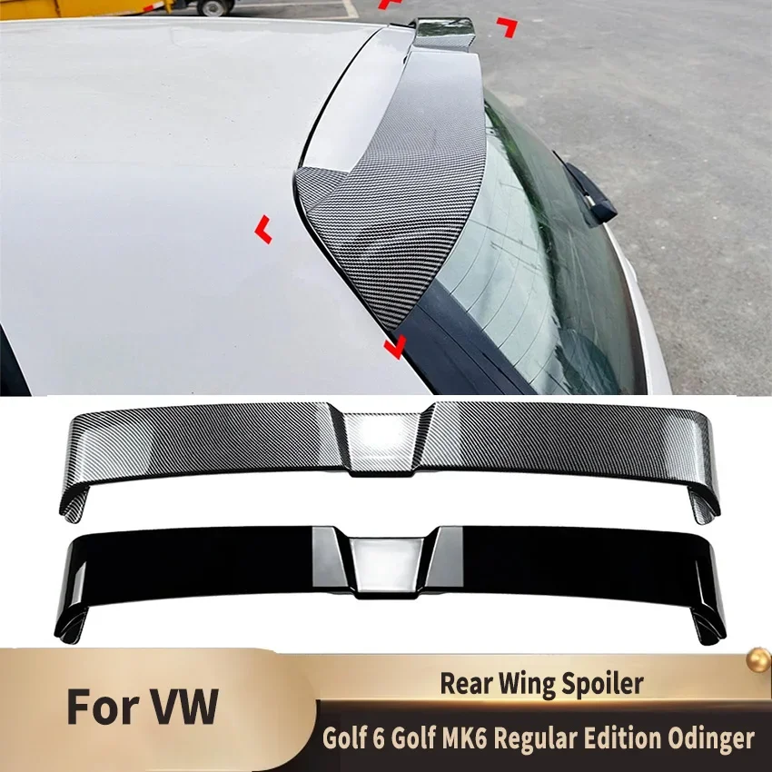 Car Tail Wing for VW Golf 6 Golf MK6 Regular Edition Odinger Rear Trunk Spoiler Wing Roof Spoiler Wings Auto Accessories