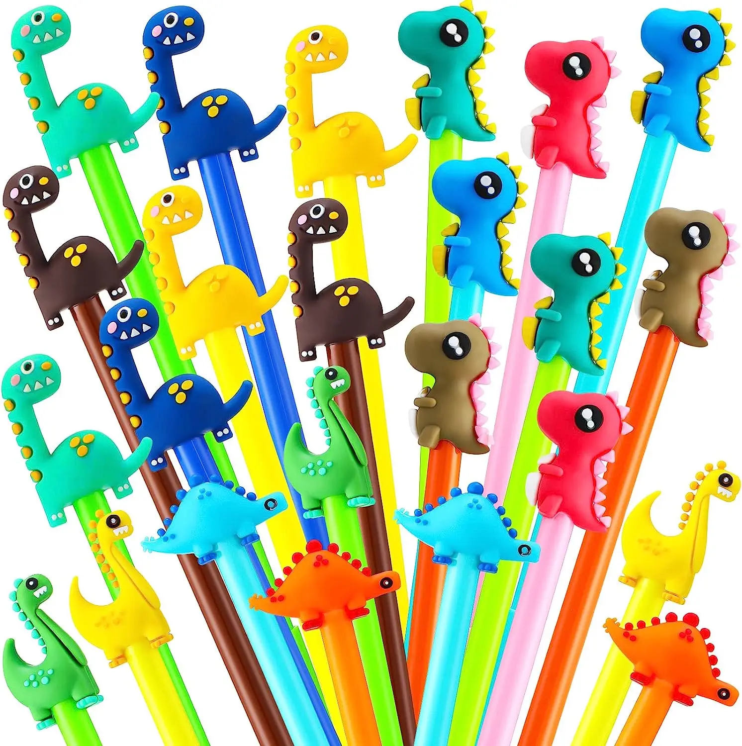 150 Pcs Cute Dinosaur Black Gel Ink Pens Writing Gel Ink Pen Office Supplies Cute School Supplies Write Kawaii Stationery