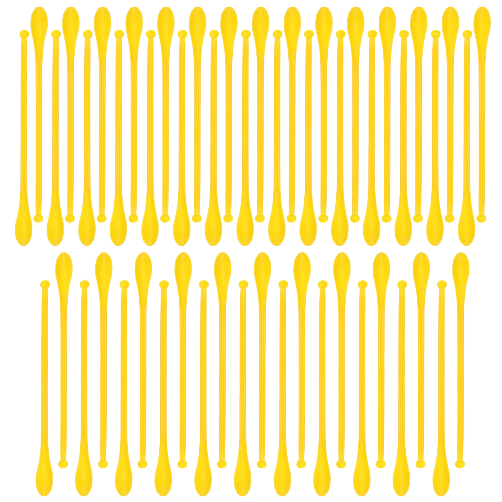 

100 pcs Sampling Plastic Double Head Ideal Granule Home Lab Restaurant Mixing Scoop Laboratory Utensils