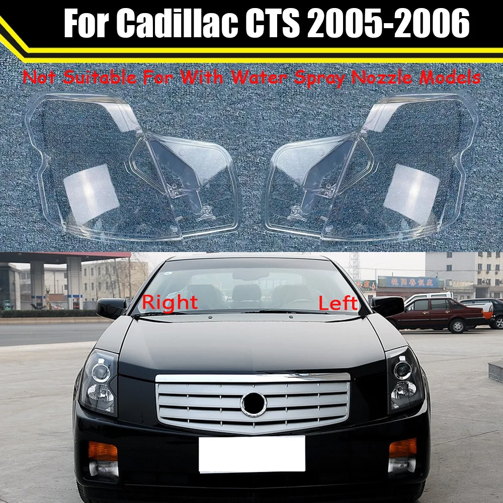 

Auto Headlamp Caps For Cadillac CTS 2005 2006 Car Front Headlight Lens Cover Lampshade Lampcover Head Lamp Light Glass Shell