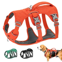 Reflektierende große Hunde geschirr Nylon strap azier fähige Haustier weste mit Griff verstellbar für kleine mittelgroße Hunde Bulldog Walking Training