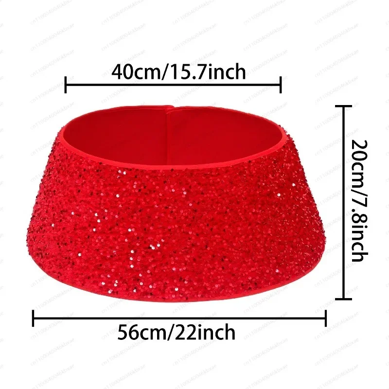 Special Christmas tree skirt Christmas tree bottom arrangement apron sequined tree circumference