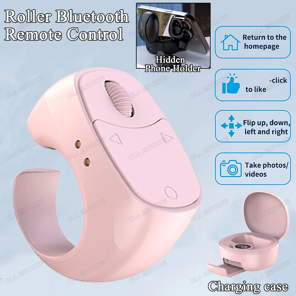 Control Smart Ring for Video & Selfie, Wireless Camera