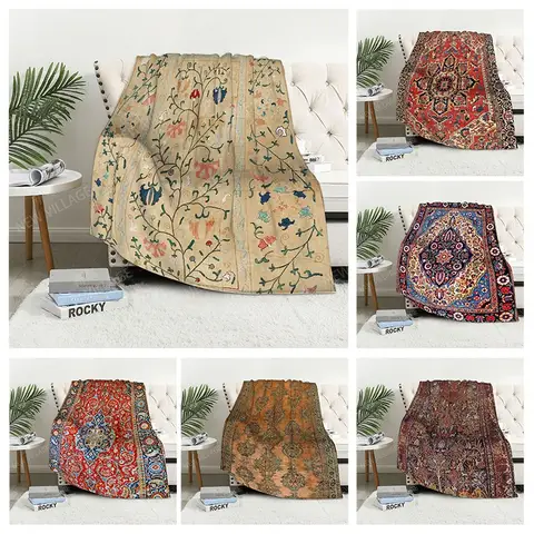 Plaid sofa for Knee blankets warm winter bed cover throw blanket Decor boho warm fleece Nordic Vintage Moroccan Soft and hairy