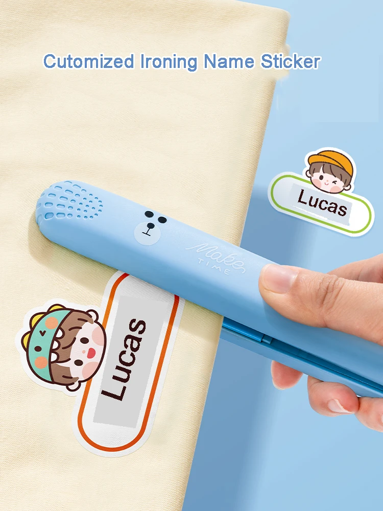 Autocollant personnalisé avec nom de repassage pour vêtements d'enfants, étiquette lavable avec nom personnalisé pour vêtements d'enfants, sac uniforme, étiquettes de serviettes