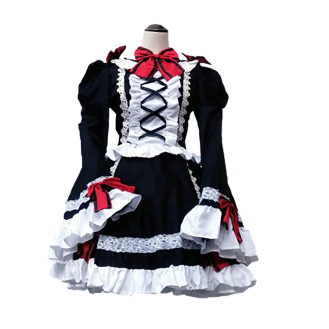 

2022 Anime Date a Live Tokisaki Kurumi Gothic Lolita Cosplay Costume