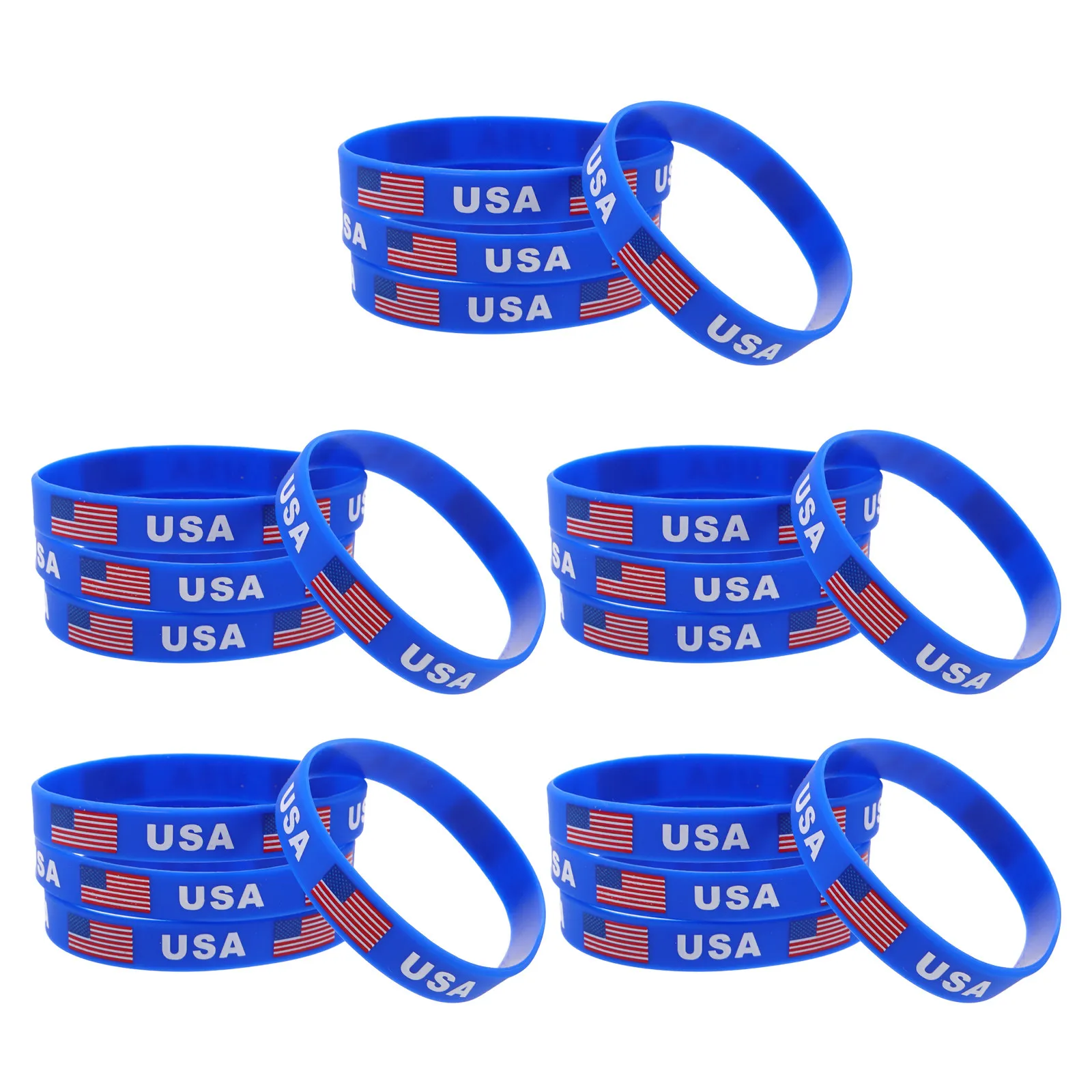 Mexico Flag Silicone Wristbands – 20pcs Patriotic Sports Bracelets for Soccer, Parties & World Flag Fans