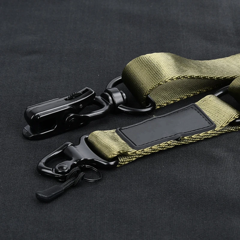 WADSN Tactic MS2 Multi-Mission Rifle Sling With Patch 1/2 Point Adjust Belt Buckle Detachable rope strap Metal  weapon equipment