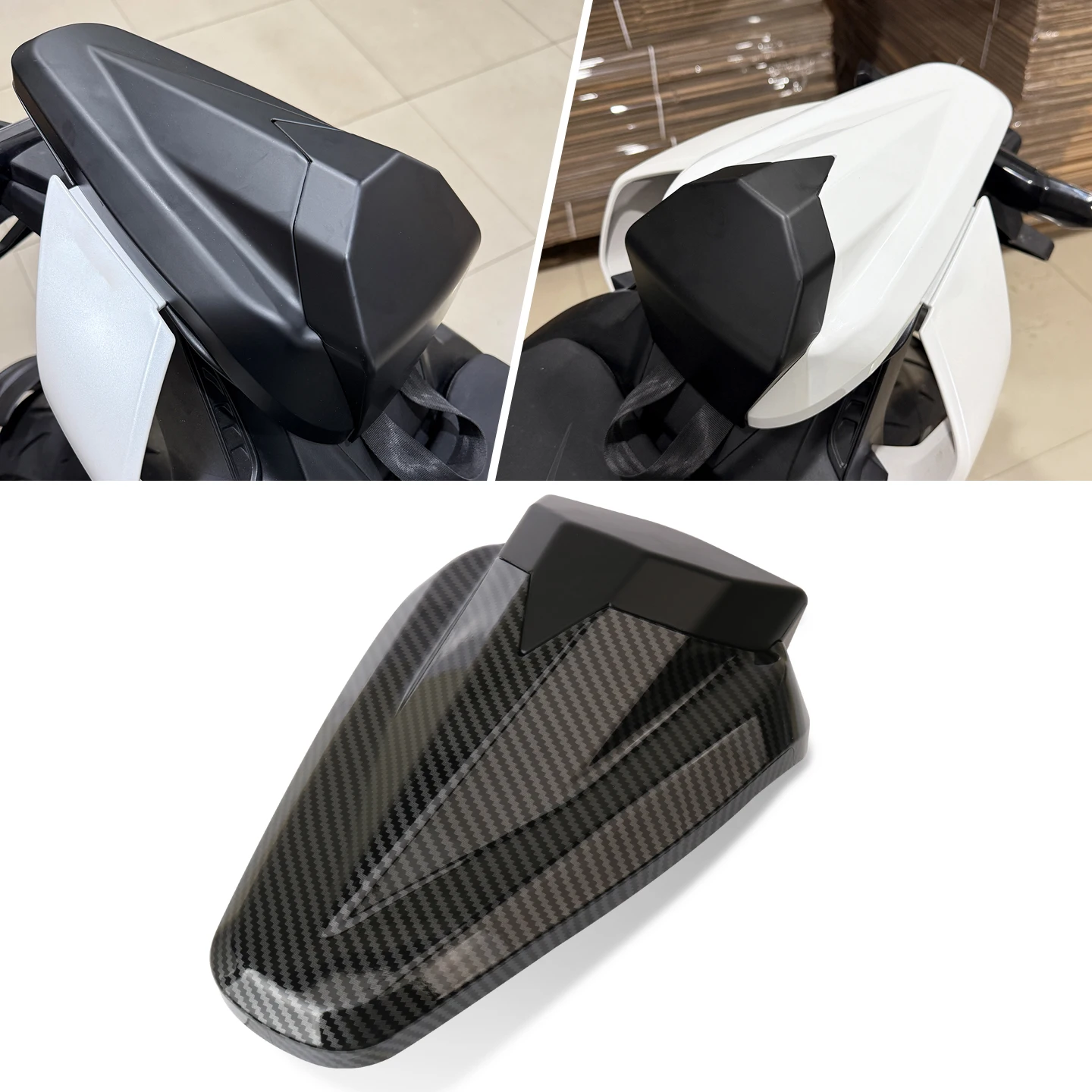 

Motorcycle Pillion Passenger Rear Seat Fairing Tail Section Cover Hump Fairing For 675SR 675SR-R 675SRR 675NK 675 NK