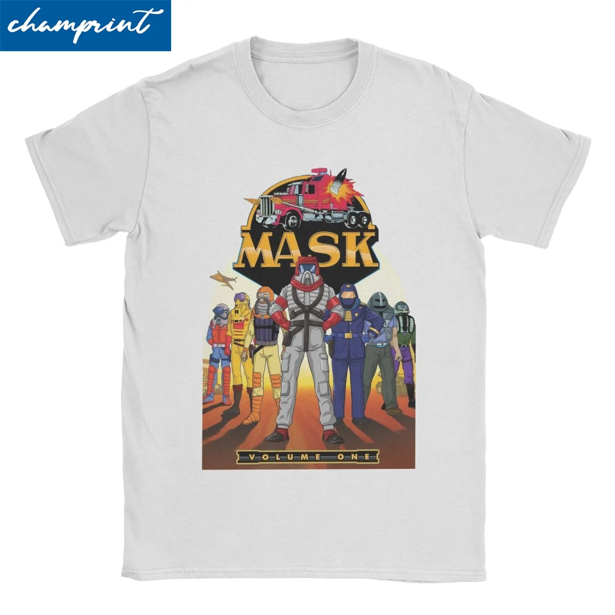 Men Women's T-Shirt MASK Mobile Armored Strike Kommand Pure Cotton Tee Shirt Short Sleeve M.A.S.K. T Shirt O Neck Clothing