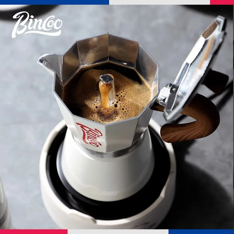 وعاء موكا، صندوق هدايا محمول، مجموعة إبريق قهوة، قهوة اسبريسو مخمرة، كومة يدوية منزلية #3