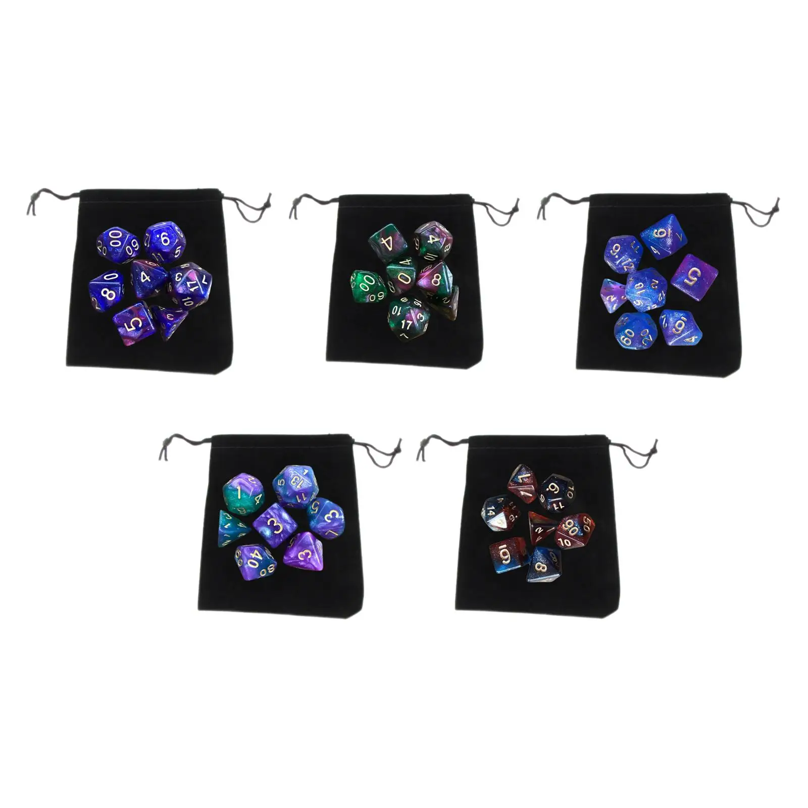 

Funny Acrylic Dices with Storage Pouch D6 D12 Family Table Game for Bar, Wedding