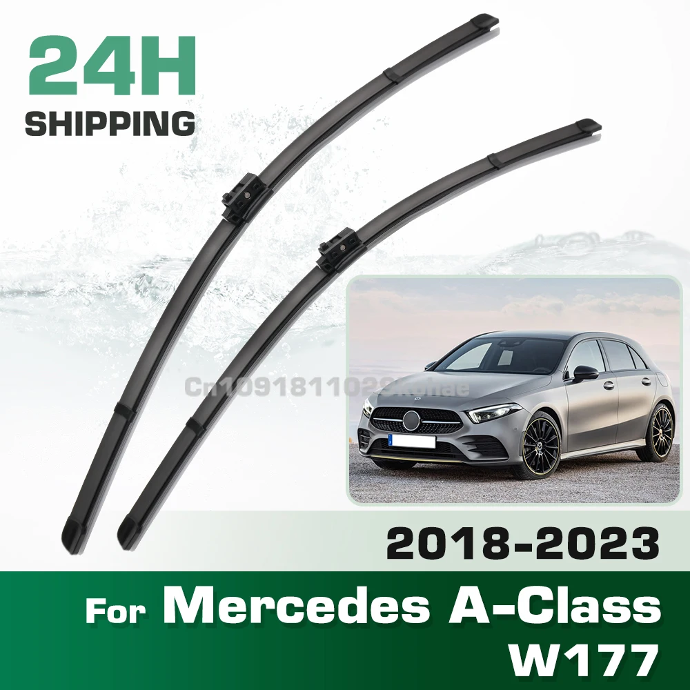 Für Mercedes-Benz A-Klasse W77 2018-2023 2019 2020 2021 2022 LHD&RHD Scheibenwischerblätter Windschutzscheibe 24"+19"