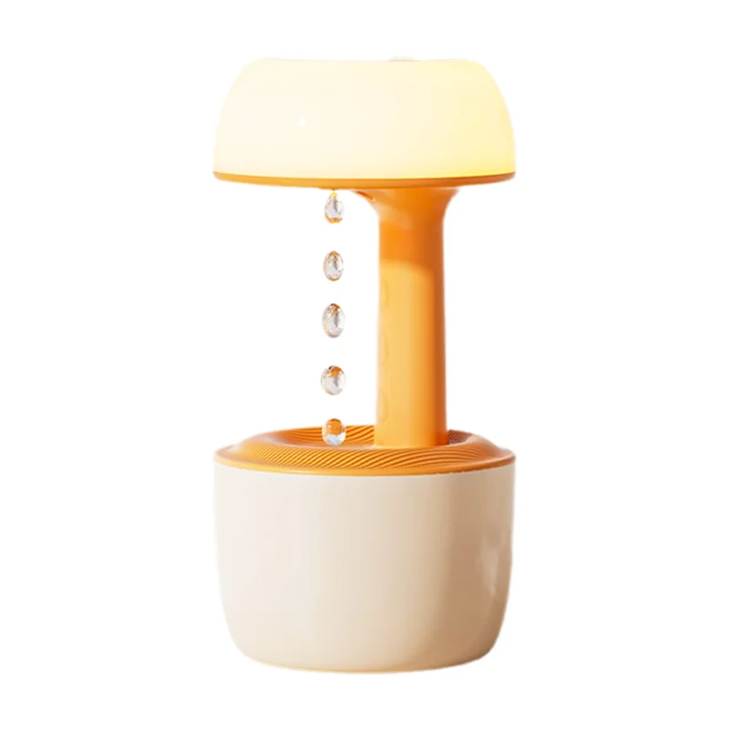 

Увлажнитель воздуха FGGS-Cool Mist с ночником, 800 мл, антигравитационный увлажнитель с эффектом водяных капель для спальни, бесшумный увлажнитель воздуха