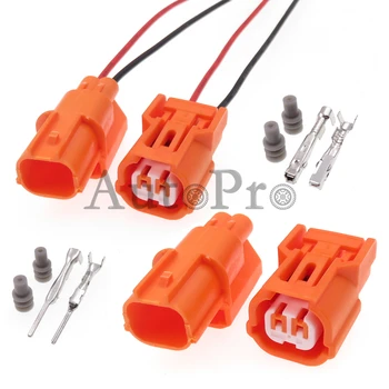 1 Set 2 delik 6188-0590 6189-0891 otomobil hava emme basınç sensörü tel kablo soketi araba düşük akım erkek dişi konnektör