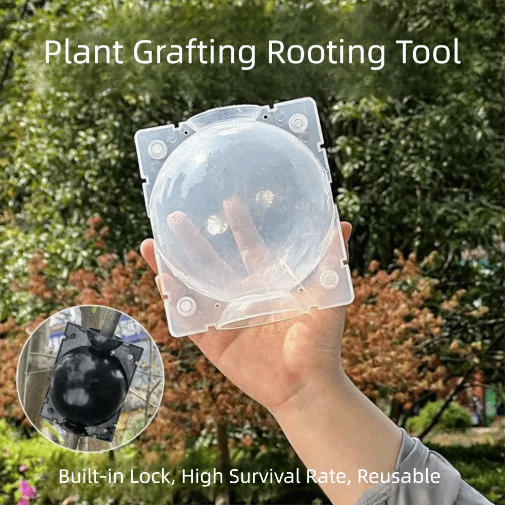 

Propagation Ball Botany Root Controller Plastic Growing Box Grafted Tree Rooting Ball Breeding Case Plant Rooting Equipment