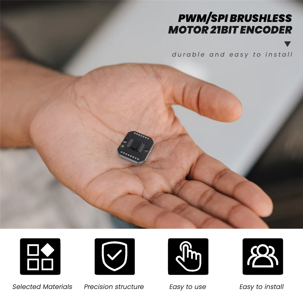 New MT6835 Magnetic Encoder Module PWM/SPI Brushless Motor 21BIT Encoder Can Replace AS5048