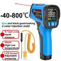 Mestek IR06Pro Digital Infrared Thermometer -40~800℃ industrial Laser Temperature Meter Pyrometer Hygrometer Thermometer