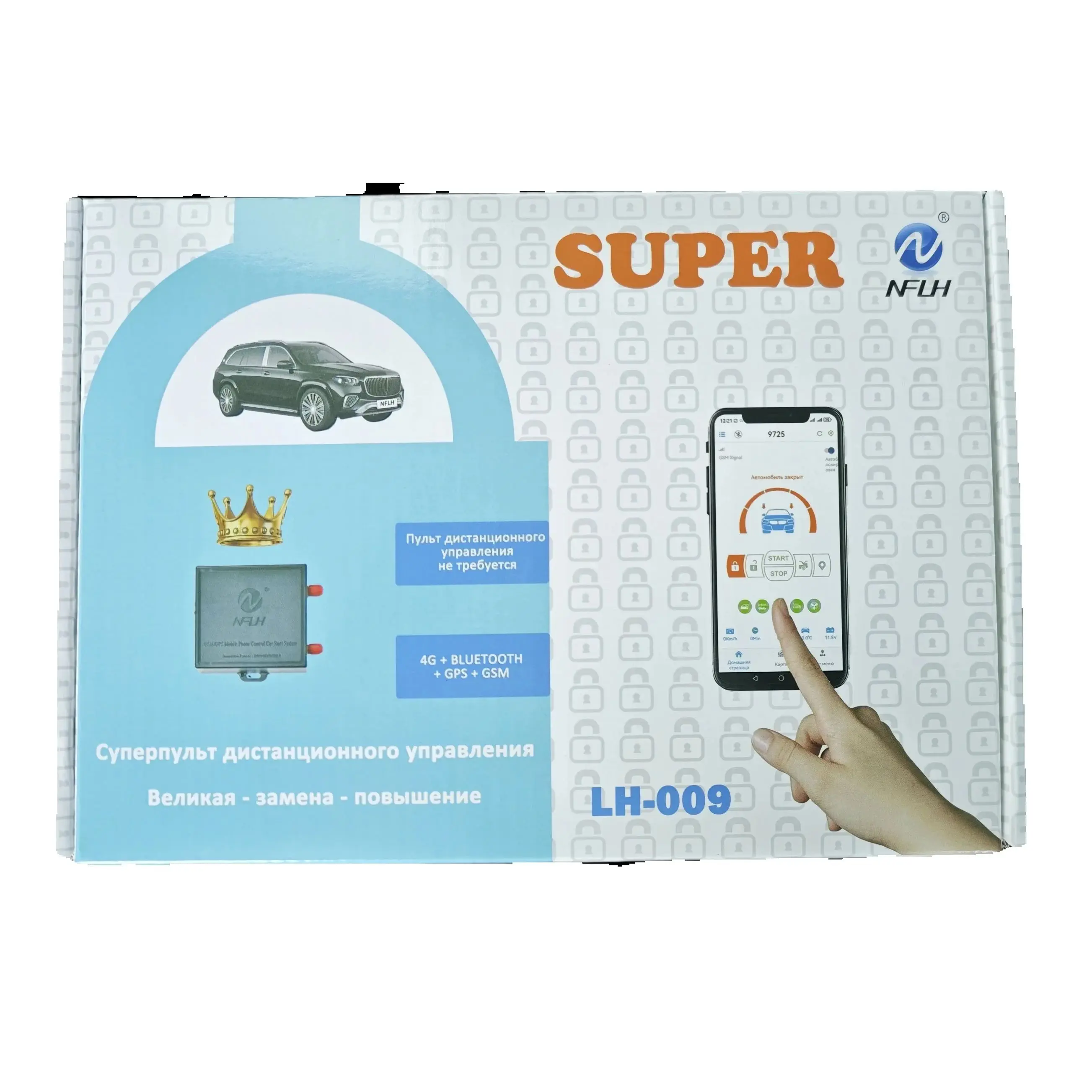 NFLH Lh-009 for Starline A91 B9/,mobile Phone APP Controll Car GSM GPS Two