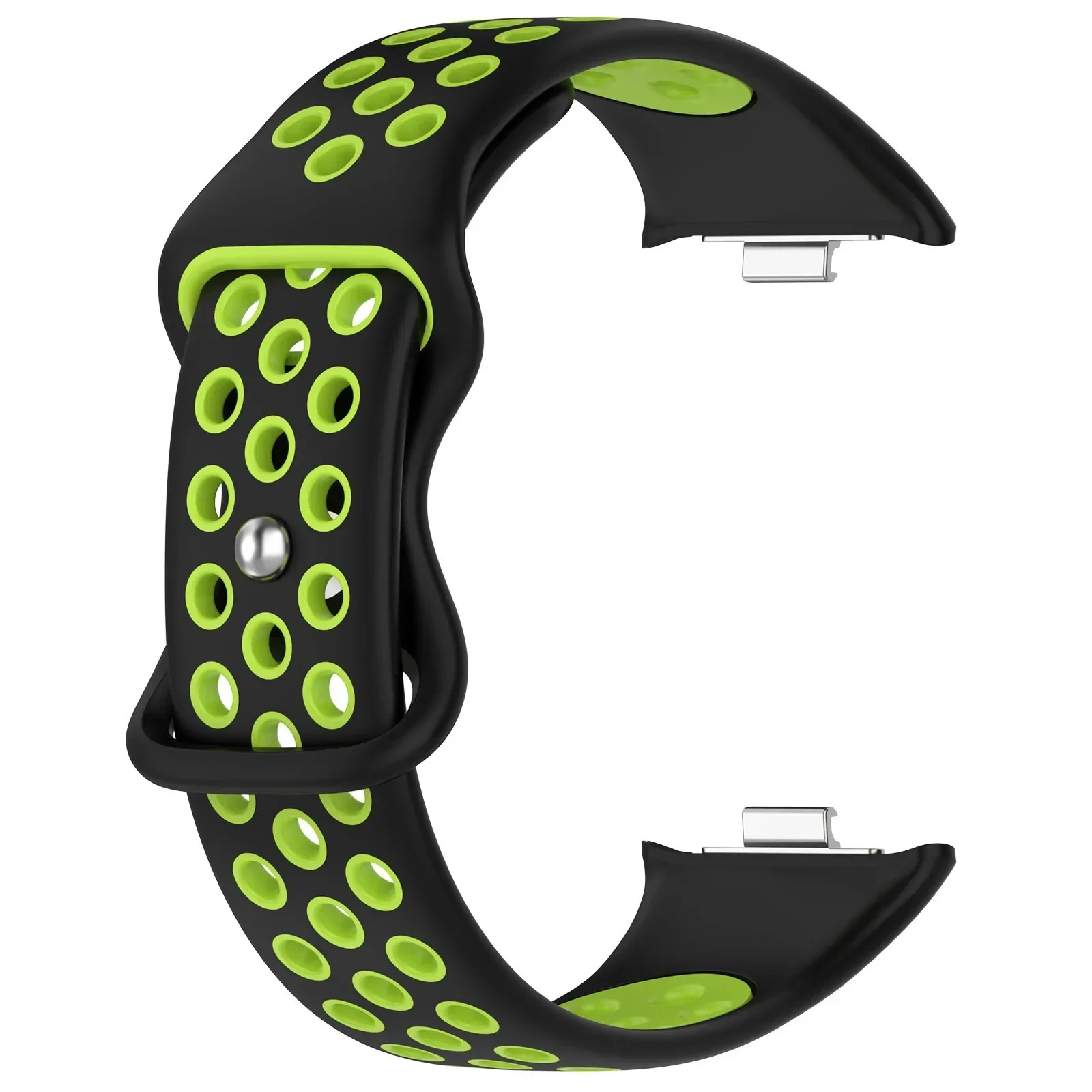 Pulseira de silicone macio para xiaomi mi band 8/9 pro esportes respirável confortável pulseira redmi relógio 5/4 pulseira acessórios
