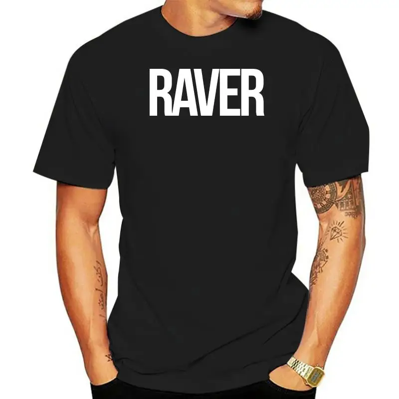 RAVER PRINT T SHIRT / MENS PRINTED TEE / RAVE DANCE SWAG EDM TOP MAN IBIZA DJ