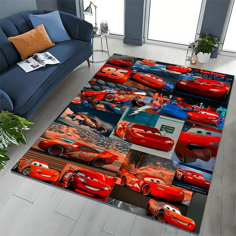 1PC Disney Cars Zygzak Mcqueen Wzór Dywan do salonu Dywan Mata łazienkowa Kreatywna mata do sypialni Wystrój domu