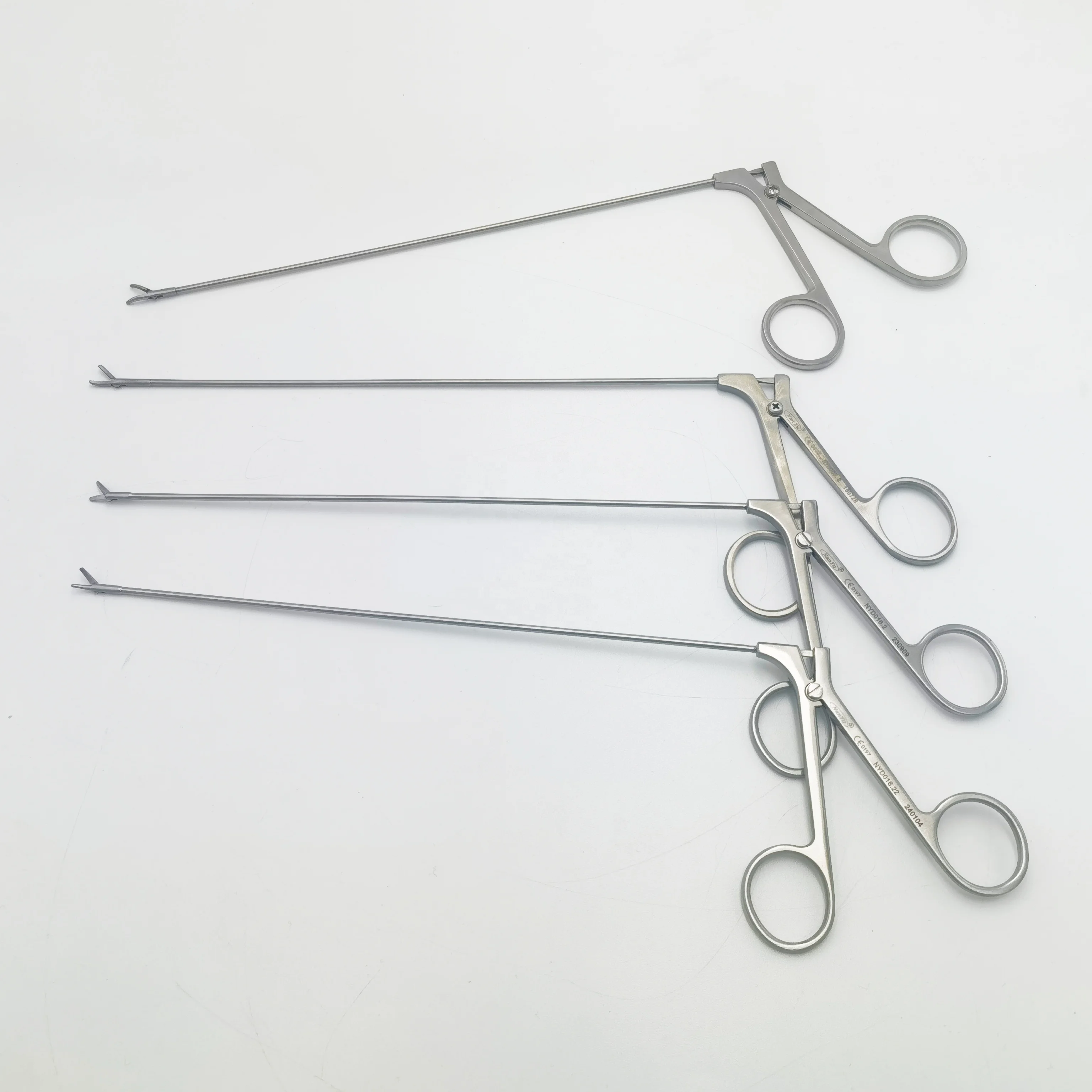 Laryngeal Forceps Scissors Left And Right ENT Instruments Laryngoscopy Instruments