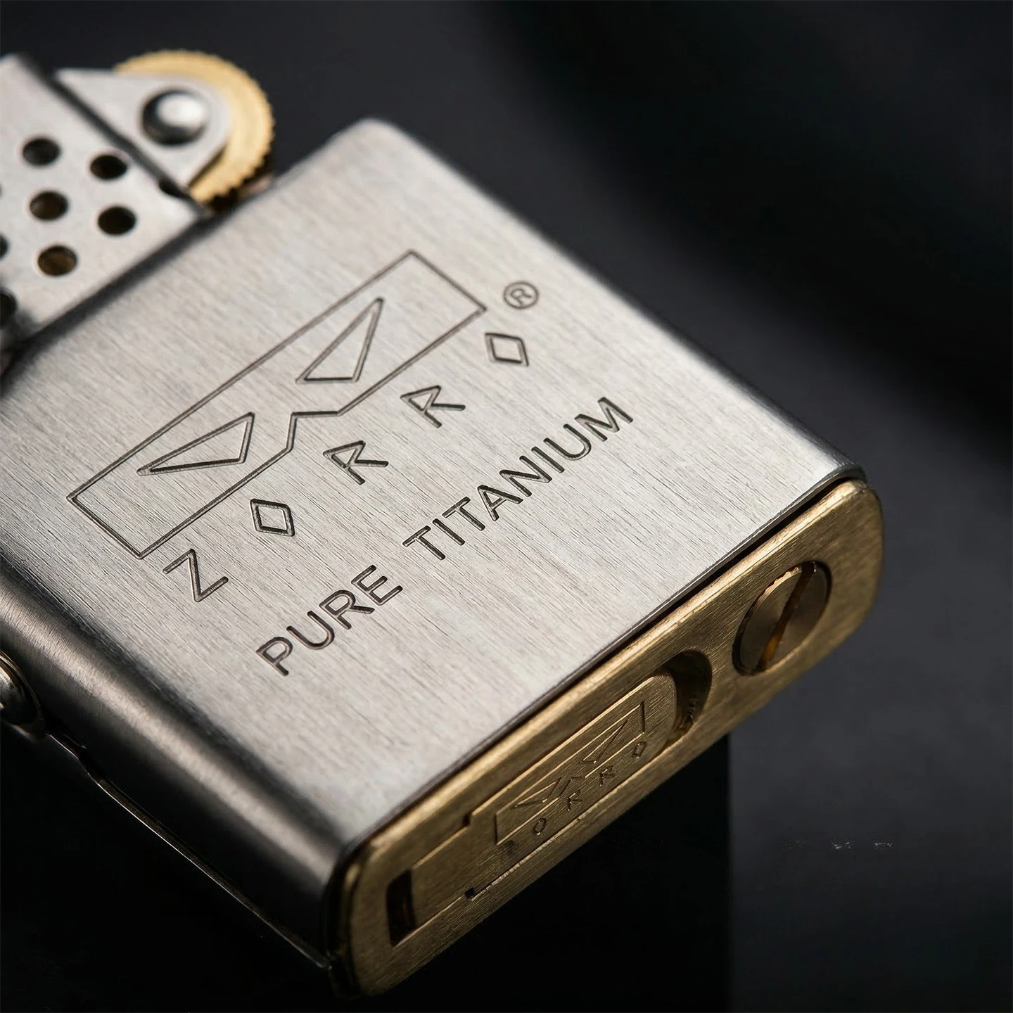 Genuine ZORRO 3rd-Generation Pure Titanium Kerosine Lighter Insert with Standard Ball Bearing Movement, Universal for ZP