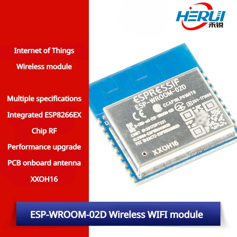 

ESP-WROOM-02D WiFi ESP8266EX Internet of Things MCU module Wireless module