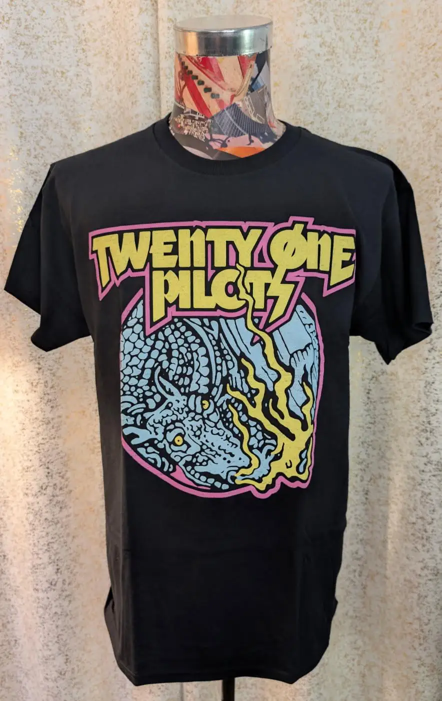 Twenty One Pilots T-Shirt: Scaled and Icy Flame Dragon, Officially Licensed Merch