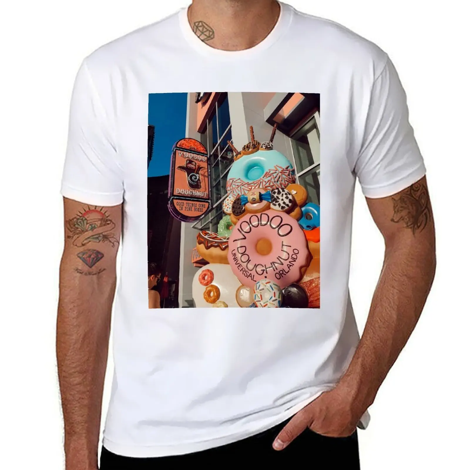 

Voodoo Donuts T-Shirt t shirts for man pack white man t shirts for men casual T-Shirt