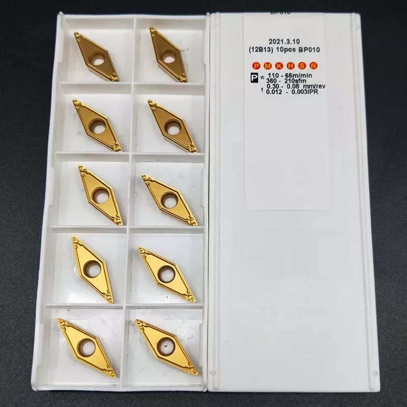 VBMT160404 VBMT160408 HQ High Quality External Turning Tool Carbide Insert CNC Turning Lathe Inserts Steel Steel Processing