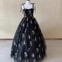Luxury Floral Embroidery Long Prom Evening Wedding Shooting Dresses Women 2025 Summer Party Formal Occasions Reception Dress 6