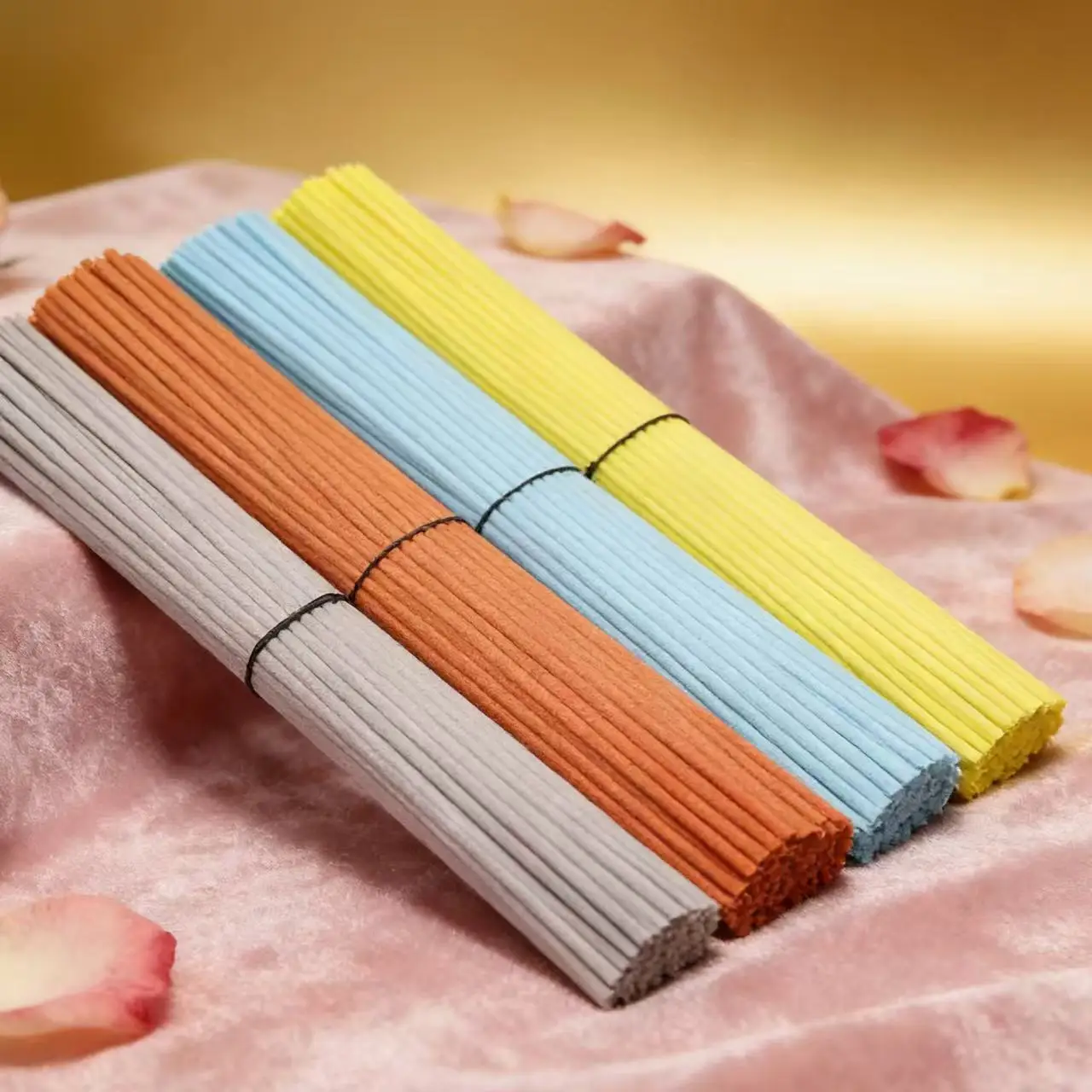 500PCS L20CM X3MM Home Fragrance Decor Synthetic Fiber Rattan Sticks Volatile Colorful Essential Oil Diffuser Sticks