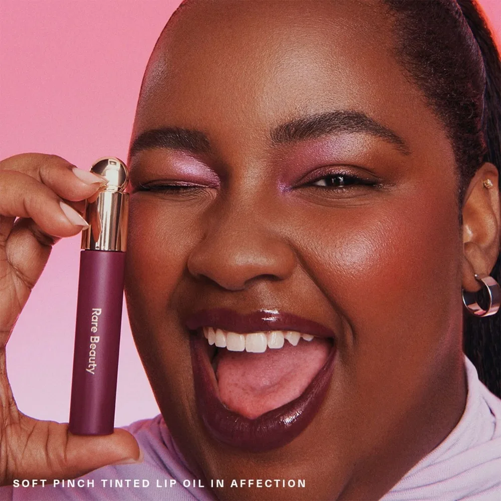 Rare Beauty New Makeup Cosmetic Lip Gloss Stay Vulnerable Glossy Lip Balm No-sticky Moisturize Weightless Rose Neutral Lipstick