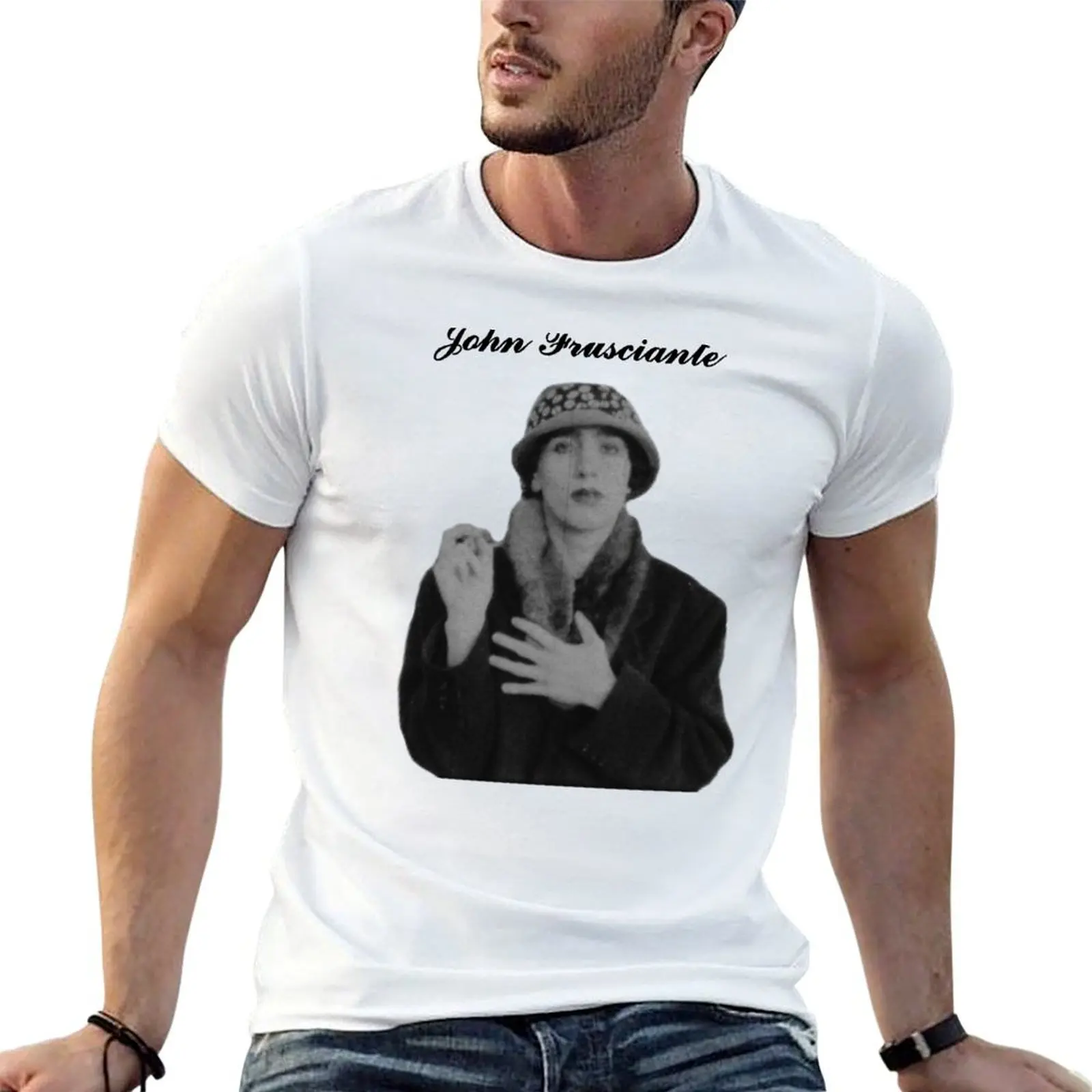 Camiseta John Frusciante Niandra Lades, camisetas de algodón para hombre, camiseta 100% para hombre, camiseta de lujo para hombre, camiseta 100% de algodón