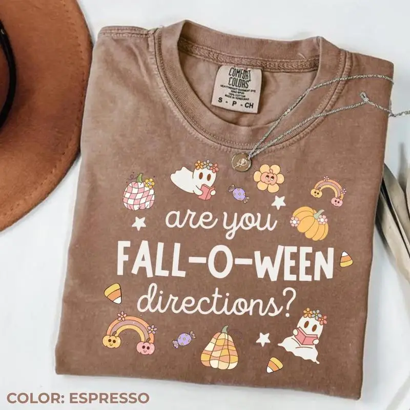 

Coquette Bow Pumpkin Season Autumn Fall Leaves Thanksgiving T-Shirt Pure Cotton T-shirt Y2k Style American Street Style