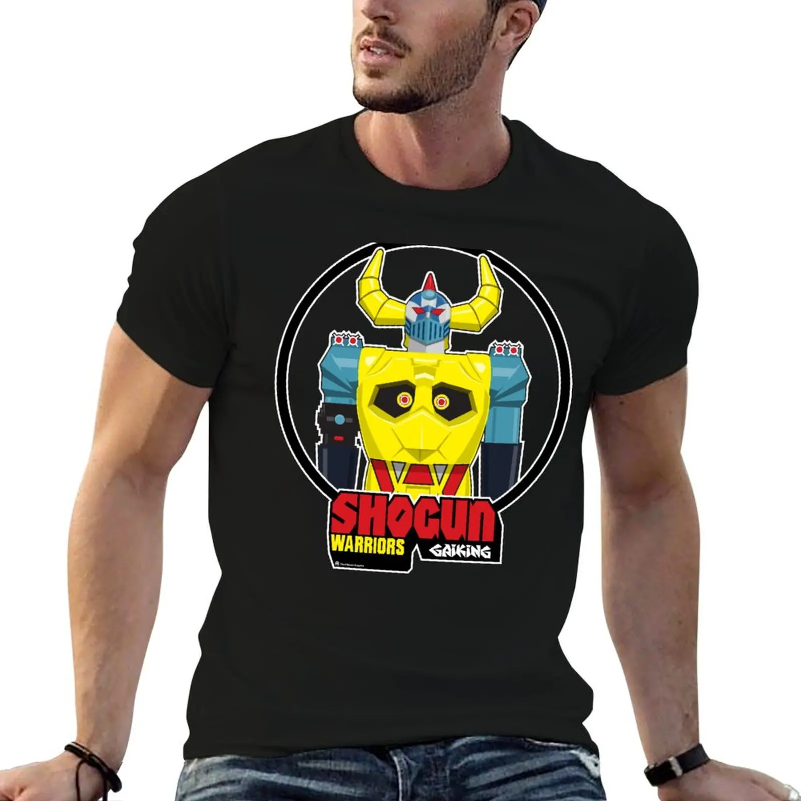 Shogun Warrior Gaiking T-Shirt Plus Size Workout Short Sleeve Top
