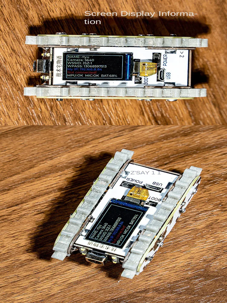 Châssis en métal précieux pour voiture robot Openmv Esp32 S3, inoler, App Control, Scout, Trolley, RC, Caméra mobile