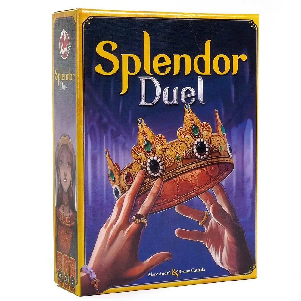 Splendor Duel English Version Tabletop Game Gem Clash Casual Double Player Card Game Sparkling Light Strategy Fun