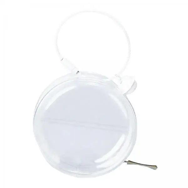 Transparent Doll Storage Bag PVC Miniature Figure Display Pouch Dustproof Zipper Case for Dollhouse Accessories